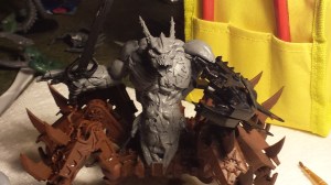 Here's Ephialtes, mostly basecoated.