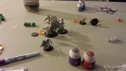 Like dropping to a pug carrying a straight razor...